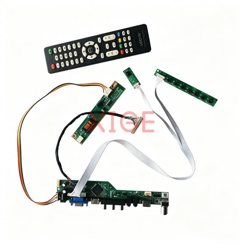 

Screen Controller Board Fit B156XW01 M156NWR1 CLAA156WA01A LP156WH1 1366*768 1366x768 USB+AV+VGA+HDMI 30 Pin LVDS 1-CCFL Kit DIY