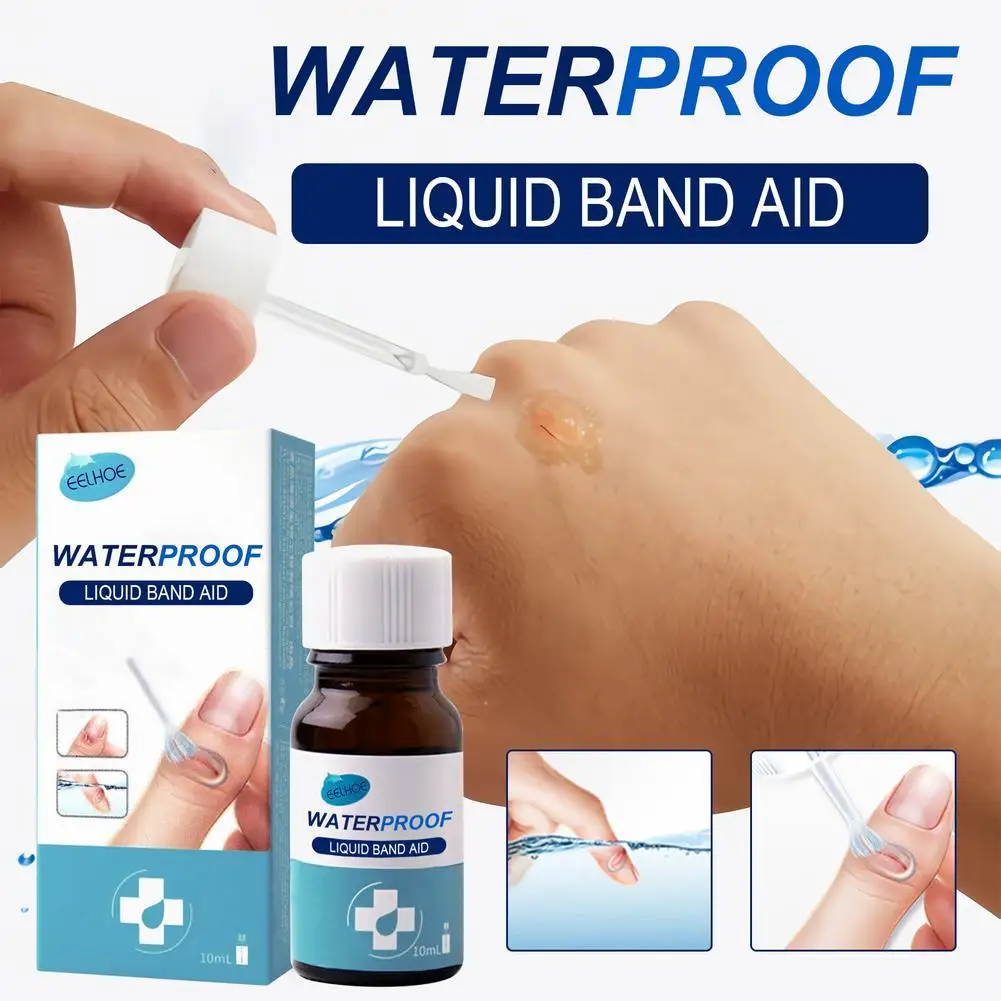 10ml Waterproof Liquid Bandage Transparent Film Dressing First Aid Gel Breathable Wound Protective Gel for Skin Care 1/3/5PCS