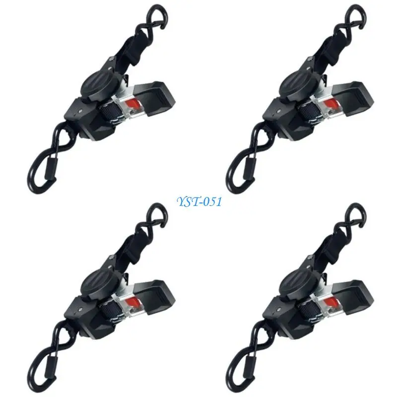 E15A Heavy Duty Retractable Strap with Soft Clip 1653lb Load Strength for Cargo