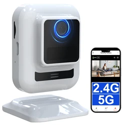 Tuya HD WiFi Dual Band 2.4G e 5G Mini telecamera protezione di sicurezza Wireless tipo magnetico sorveglianza portatile batteria integrata