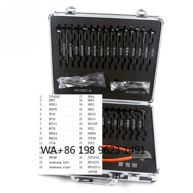Practical Car Lock Repair Tool Kit,Multifunctional Locksmith Tools with ABS Material, Universal Fit for Various Vehicle Lock
