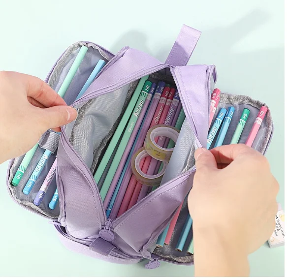 Double-Layer Oxford Cloth Pencil Case description 6