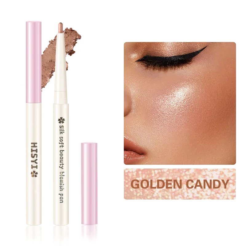 قلم دودة القز للنوم برأسين، قلم مبطن، مكياج طبيعي غير لامع مقاوم للماء وغير ملطخ ثلاثي الأبعاد