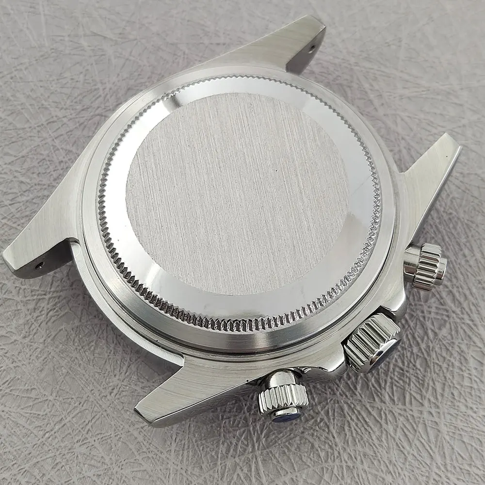 39mm case stainless steel case silver/rose/gold/black VK63 case suitable for vk63 movement Japanese quartz movement case