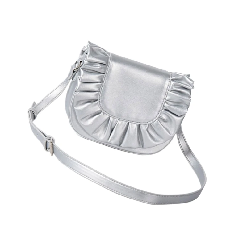 Fashionable Pleated Crossbody Handbag Versatile Casual Women's Shoulder Bag