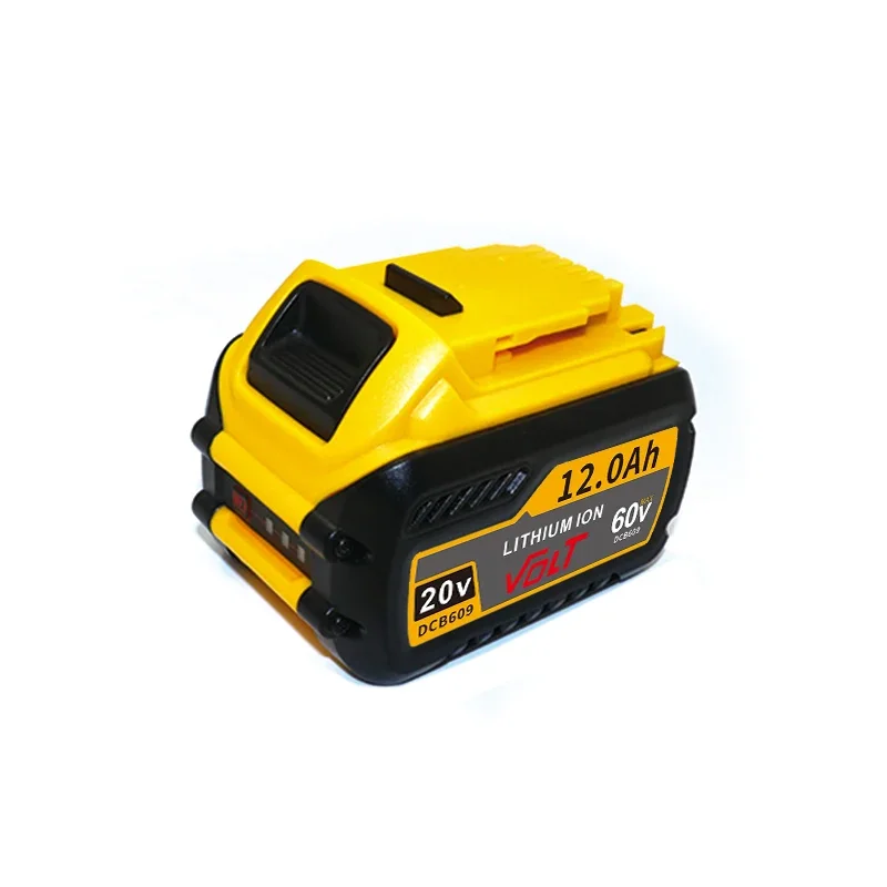 2 60V Battery For Dewalt DCB200 12Ah/9.0Ah Battery DCB606 DCB609 DCB205 DCB206 DCB209 DCB182 60V 12000mAh MAX Power Tool Battery