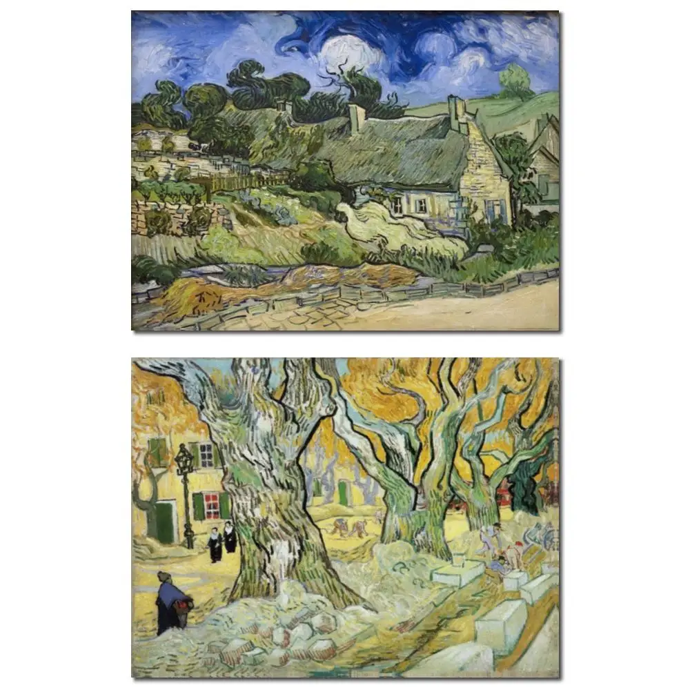 

Очень большая картина маслом Ван Гог, старая мельница, ручная роспись, холст, художественный пейзаж для спальни, офиса, декор стен