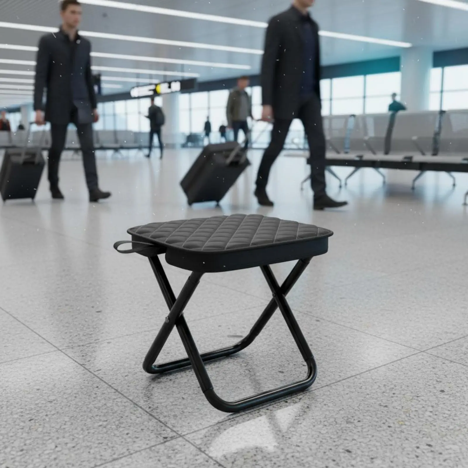 

Mini Folding Stool Lightweight Portable Folding Stool Easy to Carry Quick Setup for Queueing
