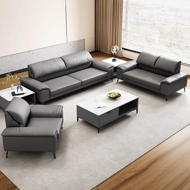 Modern office lobby hotel furniture sofa seater  armchair leisure single leather sofa chair