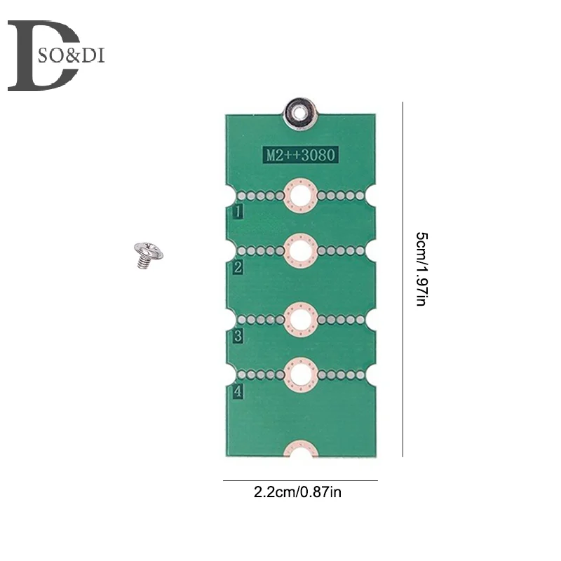 Hogh Quality M.2 SSD Adapter Card 2230/2242/2260 To 2280 Transfer Card Universal Extension Rack Board Riser Card Convert Card