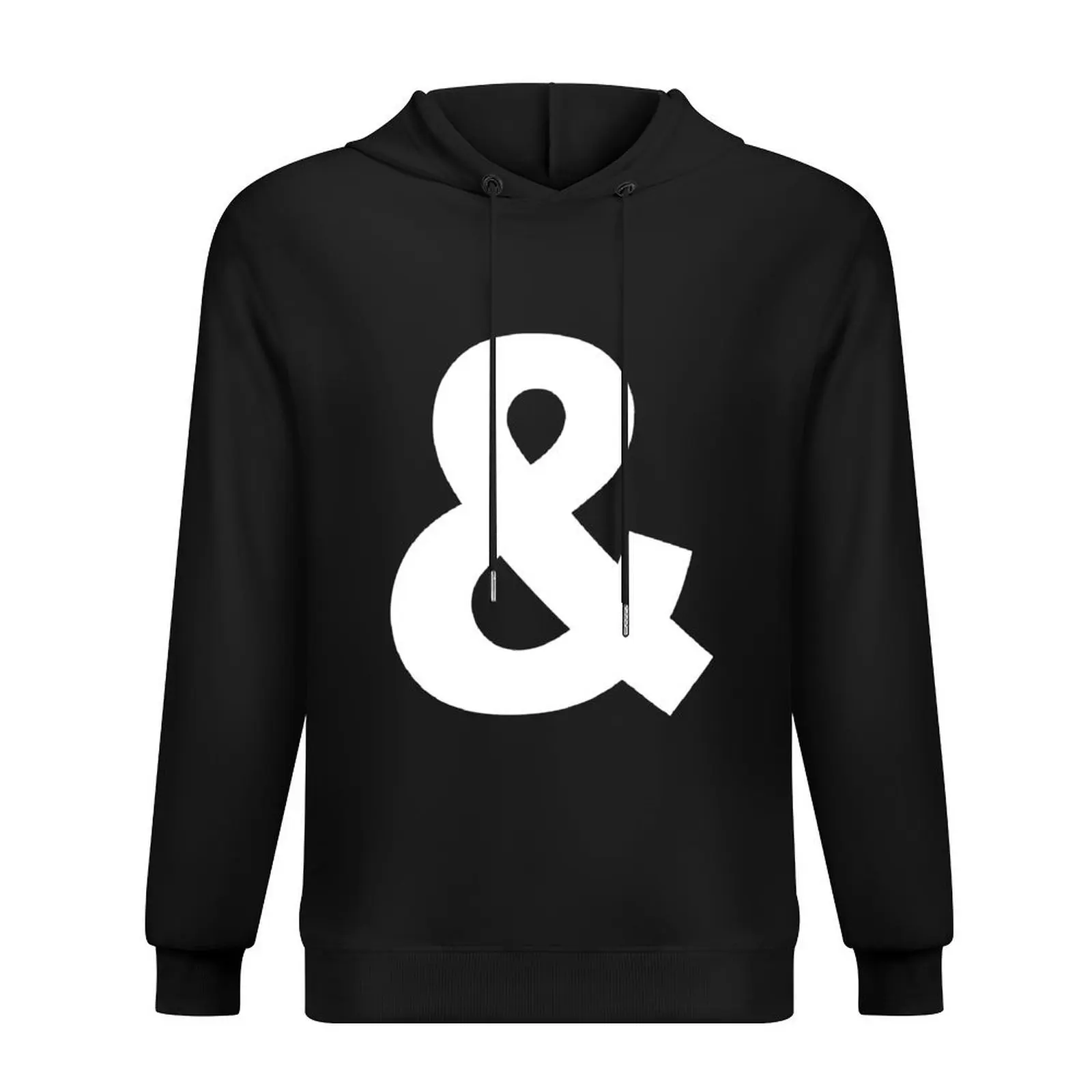 

Ampersand Tees - Arial Black Streched Hoodie blouse mens clothes autumn graphic hoodies