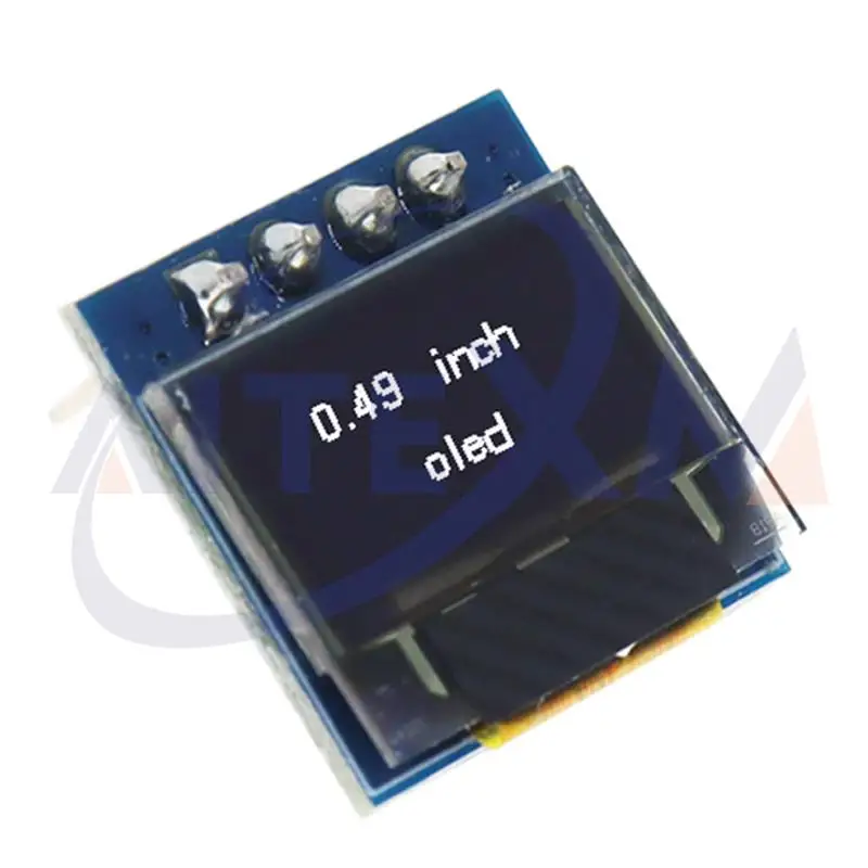 0.49 Inch OLED Display LCD Module White 0.49