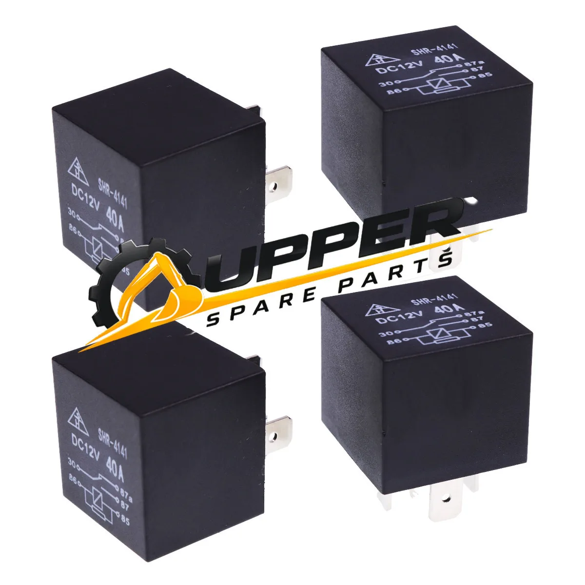 4x 12V Relay 34052GT For Genie GS-2668 GS-3384 GS-3390 GS-4390 GS-5390 S-40 S-60