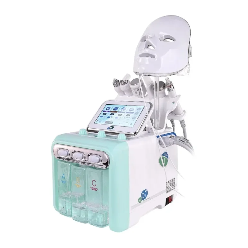 H2O2 Hydro Water Jet Peel  Hydrodermabrasion Device 7 En 1 Facial Dermabrasion Hydra Microdermabrasion Machine