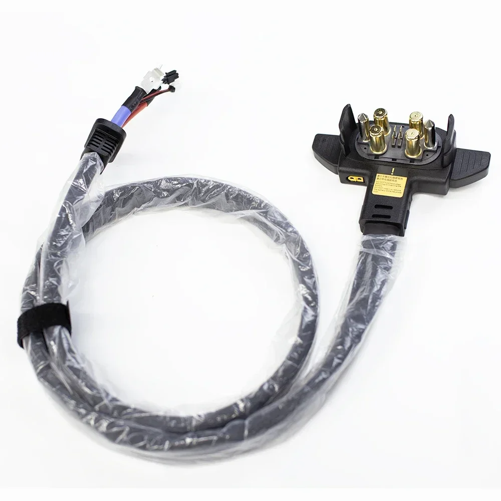 1.5m UAV พืชอุปกรณ์ป้องกัน D12500iE เครื่องกําเนิดไฟฟ้าสายชาร์จสําหรับ DJI Agras T60 การเกษตร Drone อะไหล่ซ่อม