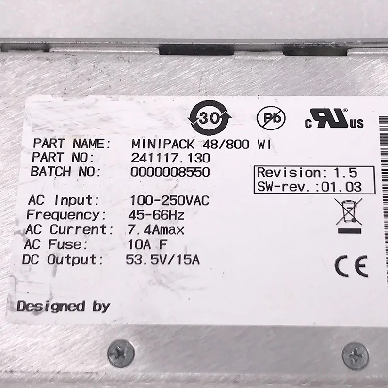 Voor ELTEK MINIPACK 48/800 WI 241117 .130 Voeding 100% getest Snel schip
