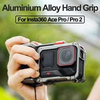 Para Insta360 Ace Pro 2 Kit de agarre cámara marco de Metal con botón de obturador para Insta 360 Ace Pro 2 Accesorios