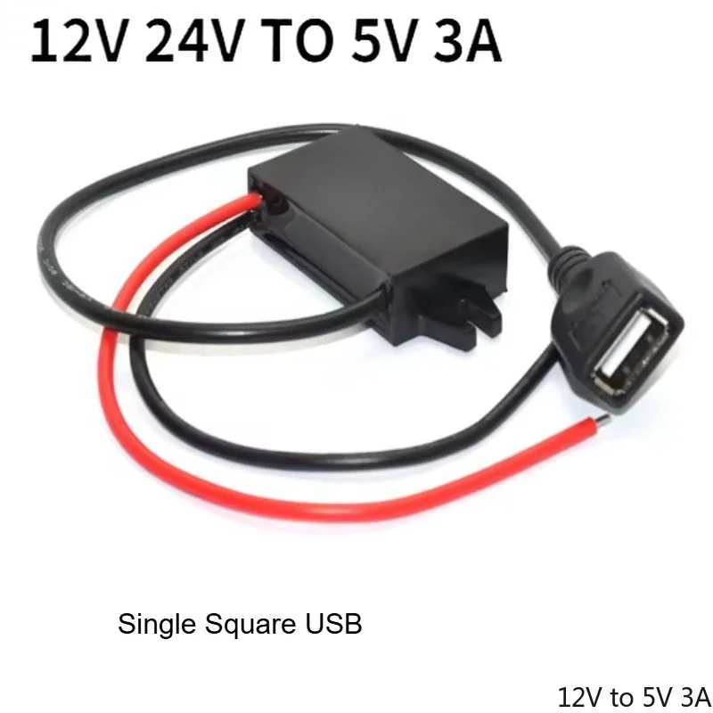 8-32V 12V 24V auf 5V 3A DC DC Step Down Converter Typ-C USB Power Buck Versorgung Ladegerät für Handy iPad Aufladen wasserdicht