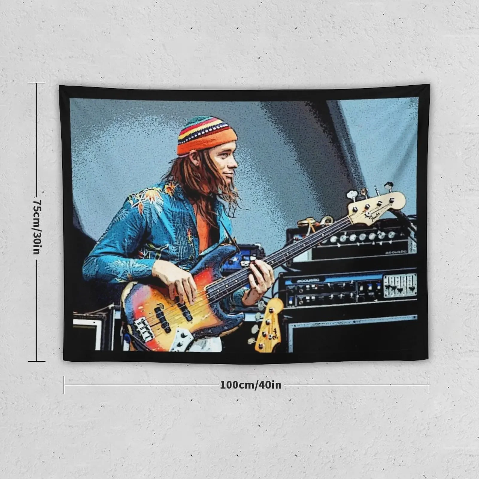 Jaco Pastorius Bassist Tapestry Wallpaper Wall Tapestries Tapestry