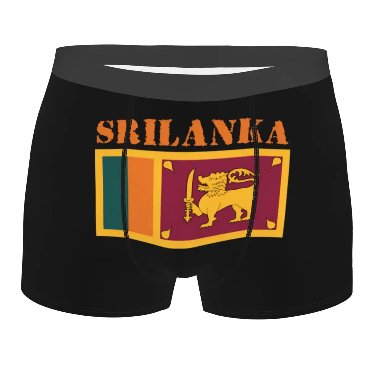 

Custom Sri Lanka Flag Underwear Men Print Boxer Shorts Panties Briefs Soft Underpants