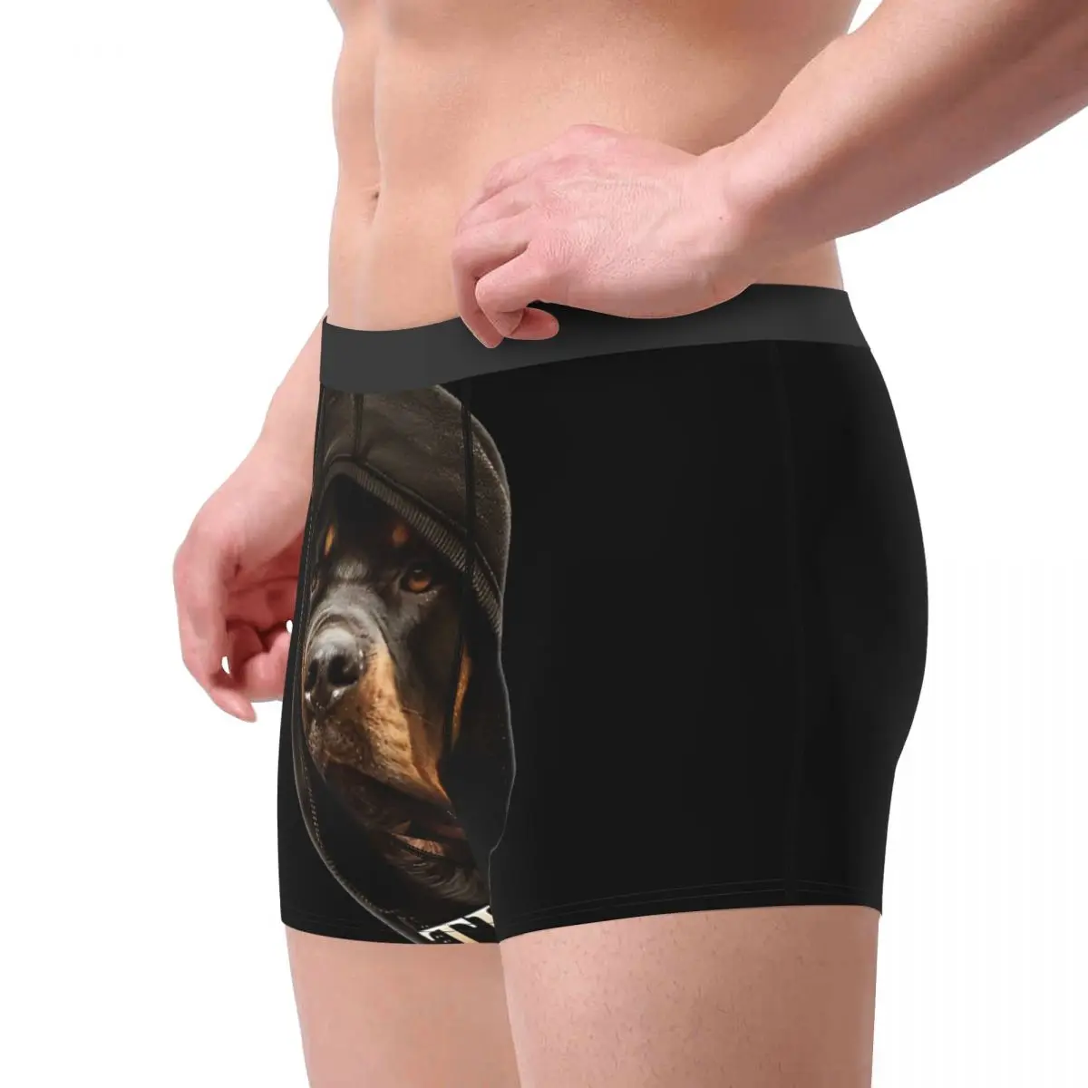 Rottweiler Roupa Interior para Homens, Novidade Boxer Shorts, Cuecas Macias, Calcinhas, S-XXL