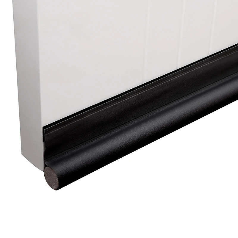 1PC Black Door Bottom Seal Strip Soundproof Insulation Wind Under Door Draft Stopper Blocker Weather Strip for Interior Exterior