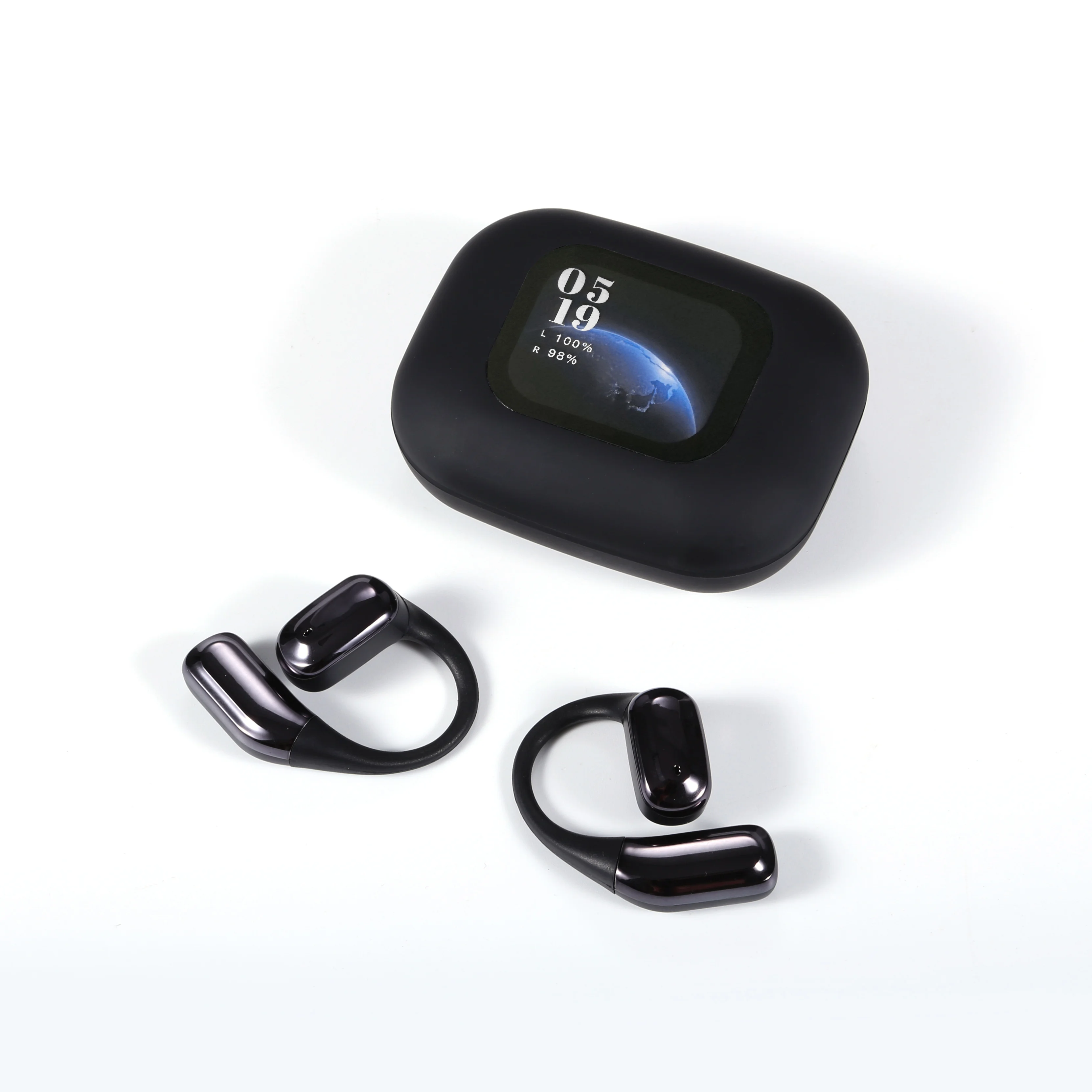 

Earphone Earbuds BT Compatible 5.4 Smart Voice A16 Mini Pro Earbuds Earhook Earsets