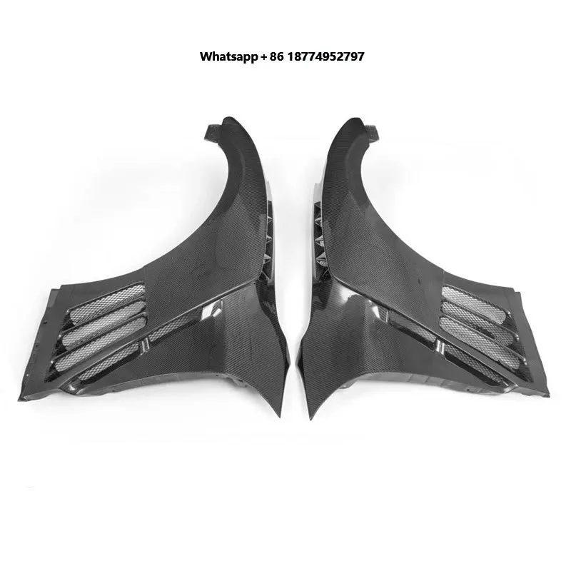 

Carbon Black Carbon Fiber Fender Flares for 2008-2019 for GTR R35 Car-Screw Mounting Replacement Kit