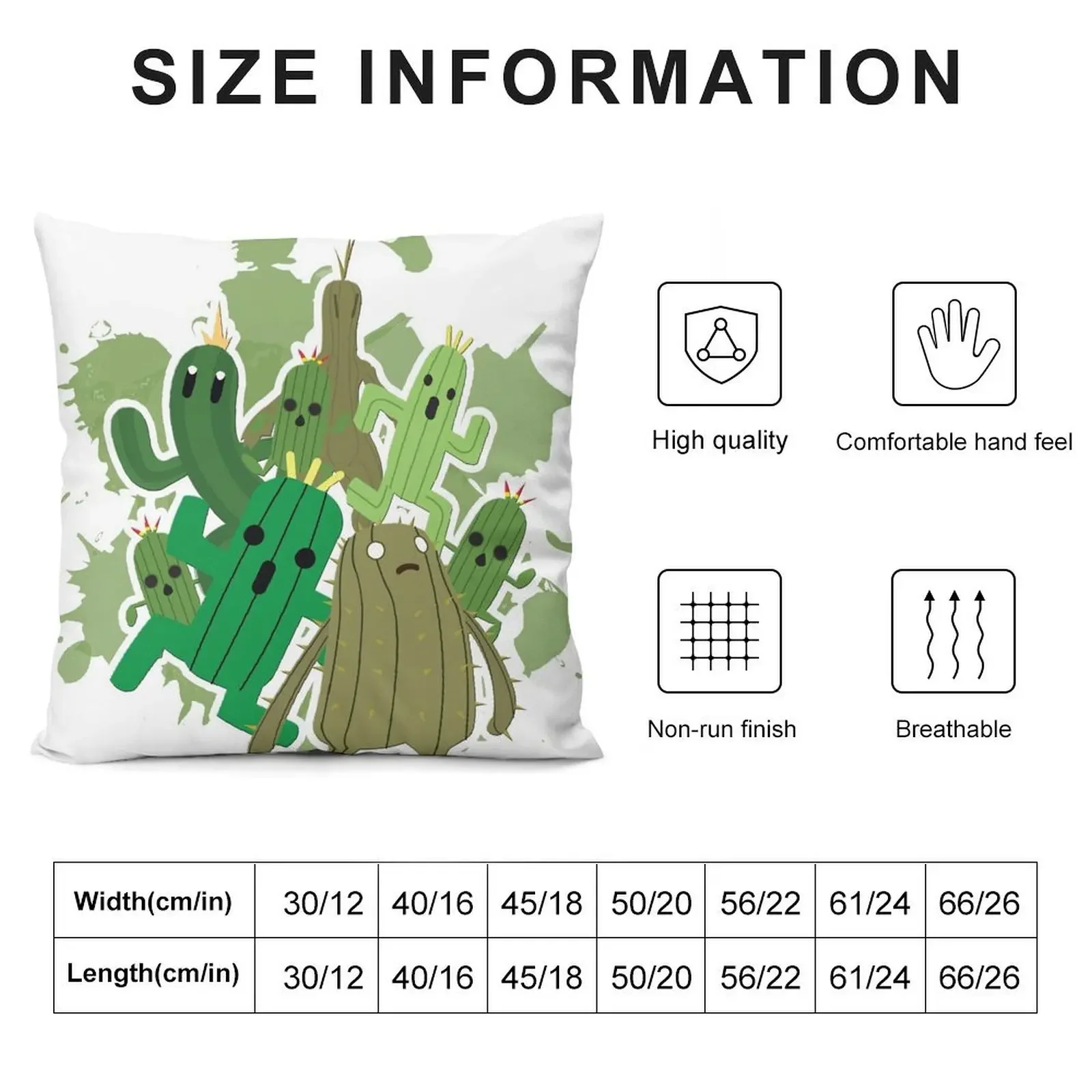 Cactuar Throw Pillow Pillow Decor Decorative pillowcase pillow