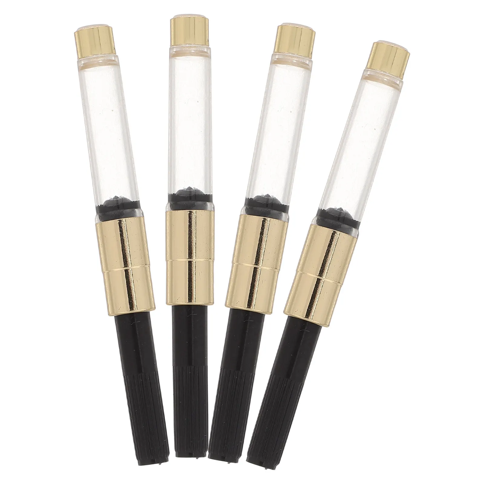 4Pcs Fountain Pen Ink Converter 2.6mm Screw-in Rotary Ink Transfer Refillable Pen Cartridge Replacement for Writing Supplies