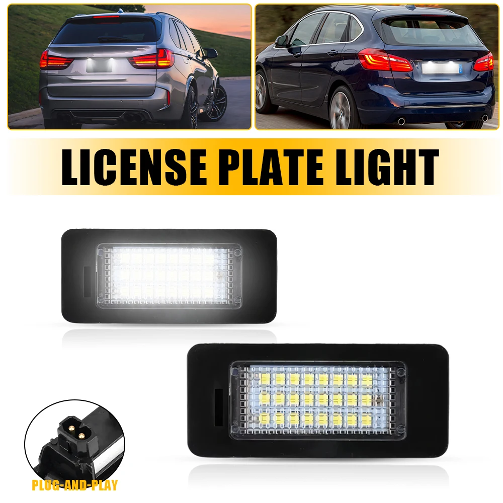 2Pcs Led License Pl…