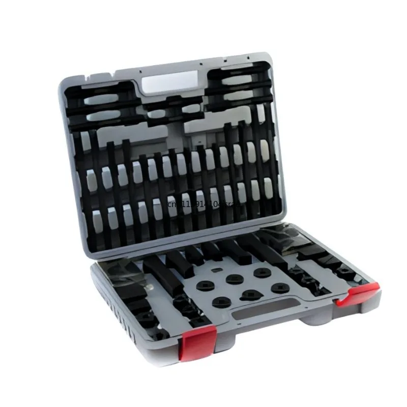 For BORUI 58‑Piece T‑Slot Clamping Kit Set M10 Step Blocks Studs Nuts Large Workholding Clamp  for CNC Milling Machine