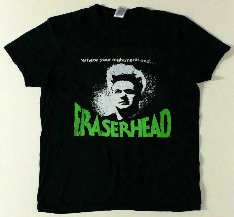 Eraserhead 90s David Lynch Twin Peaks scifi Men's T Shirt Size USA Heavy Cotton