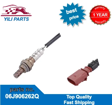 

06J906262Q Lambda Oxygen Sensor for 1.8T/2.0T VW GOLF MK6 TIGUAN PASSAT CC B7 JETTA MK4 SKODA LEON OCTAVIA SUPERB 06J906262R