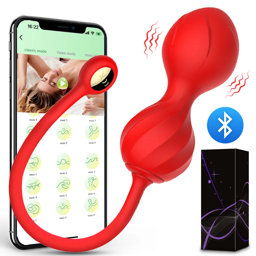 Wireless App Vagina Balls Vibrator for Women Tighten Vagina Muscle Trainer Kegel Ball Egg Intimate Sex Toys for Adults 18 Couple