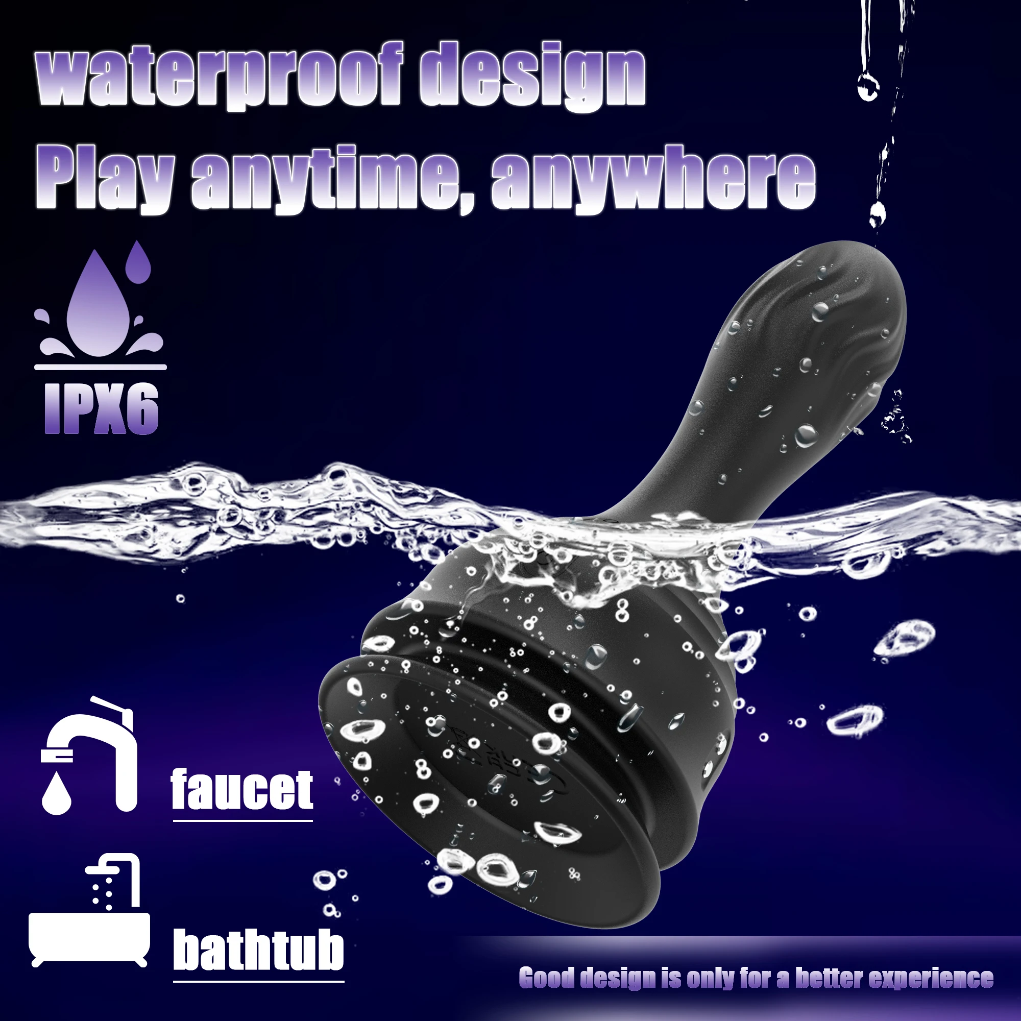 Remote Control Inflatable Butt Plug Vibrator with 10 Swing Modes Suction Cup Vibrating Prostate Massager Anal Sex Toy for Women 4