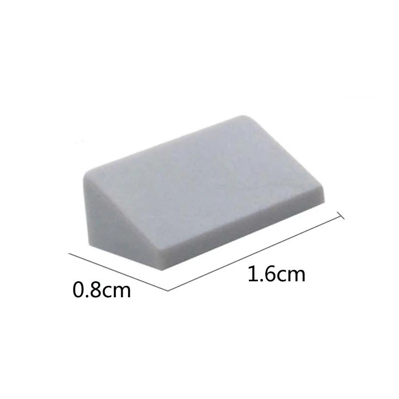25/100/500pcs DIY Building Blocks Figure Bevel Bricks 1x2 Educational Creative Size Compatible With 85984 Toys for Children