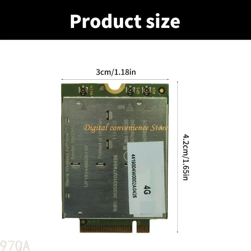 97QA Global LTE 4G Módulo Tarjeta red red PCIe M.2 NGFF EM7565 4G LTE Módulo Módulo Red