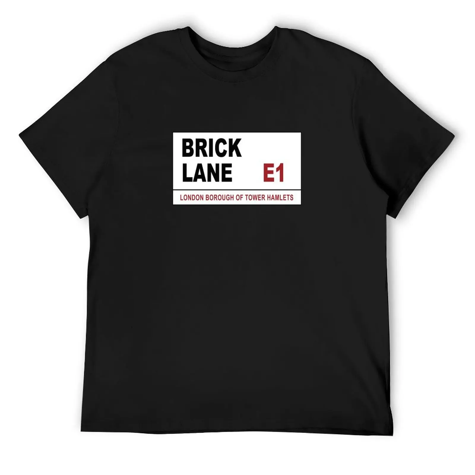

Brick Lane Street Sign T-Shirt anime stuff heavyweights vintage tshirts for men