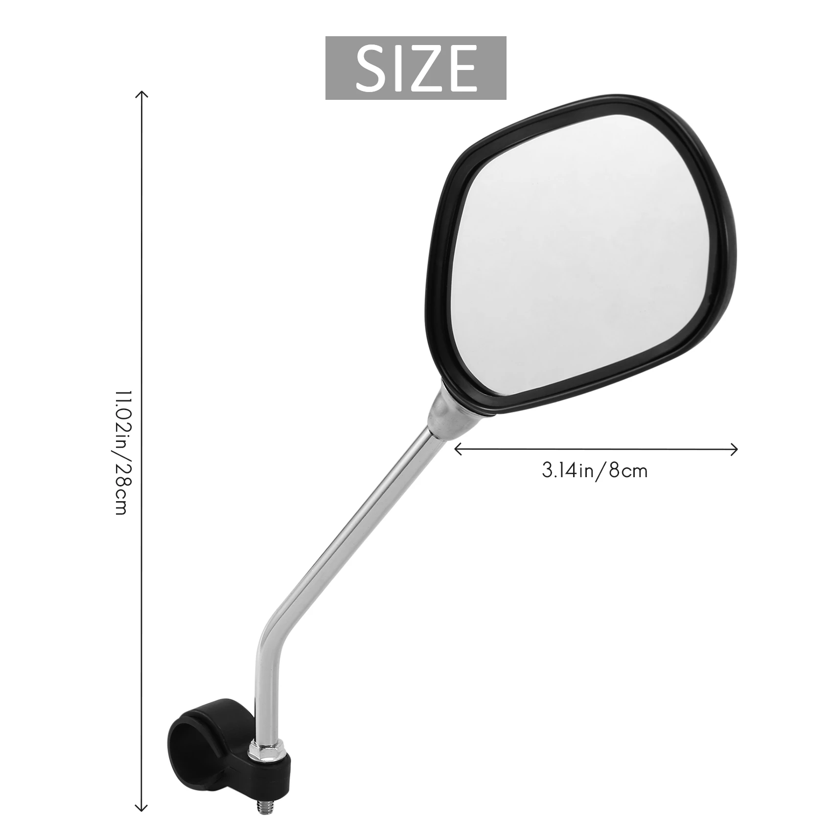 

YHOLI-1 Pair Bike Mirror 360°Rotation Back Rearview Mirror Wide Angle Handlebar Bicycle Cycling Mirror