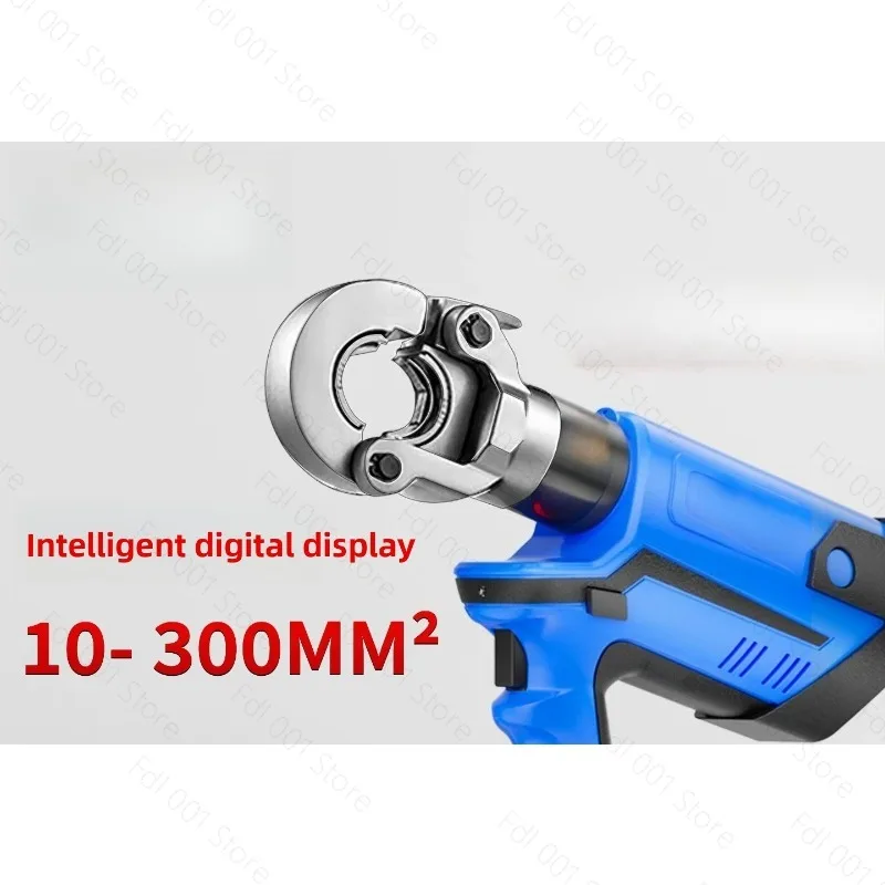 Portable Electric Hydraulic Cable Crimper Tool Kit for Copper Aluminum Lugs Battery Powered