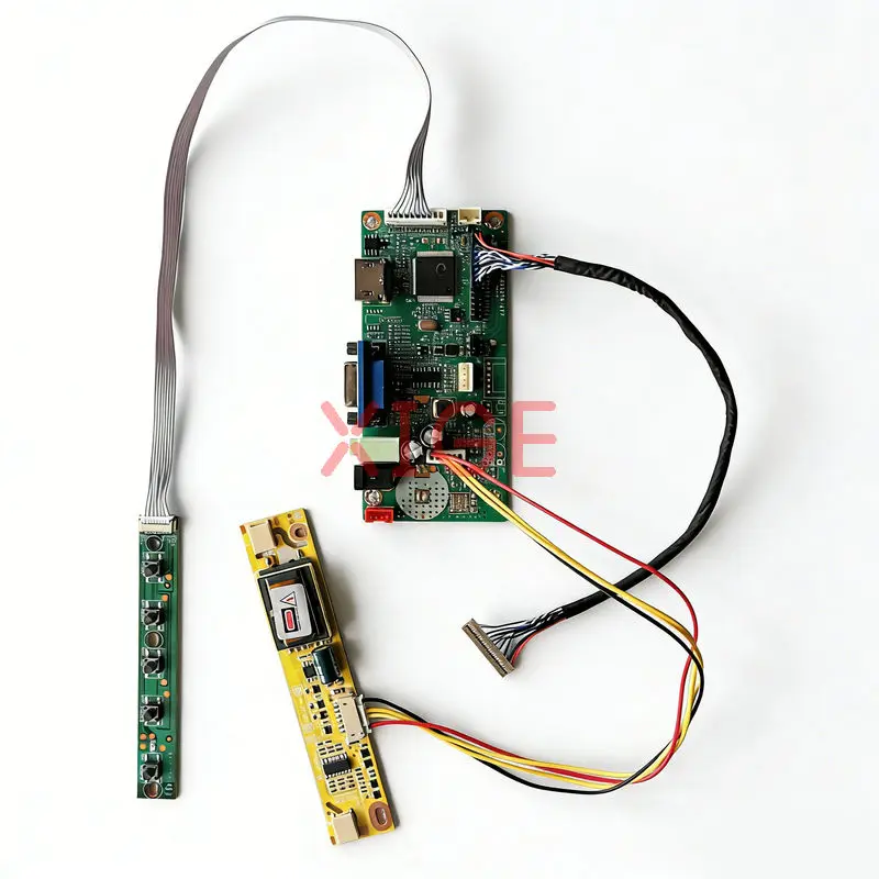 

Для LM150X05 M150X4 MT150XN01 QD15XL02 плата контроллера привода ЖК-дисплея DIY Kit VGA + HDMI 1024x768 20 контактов LVDS 1024*768 2-CCFL