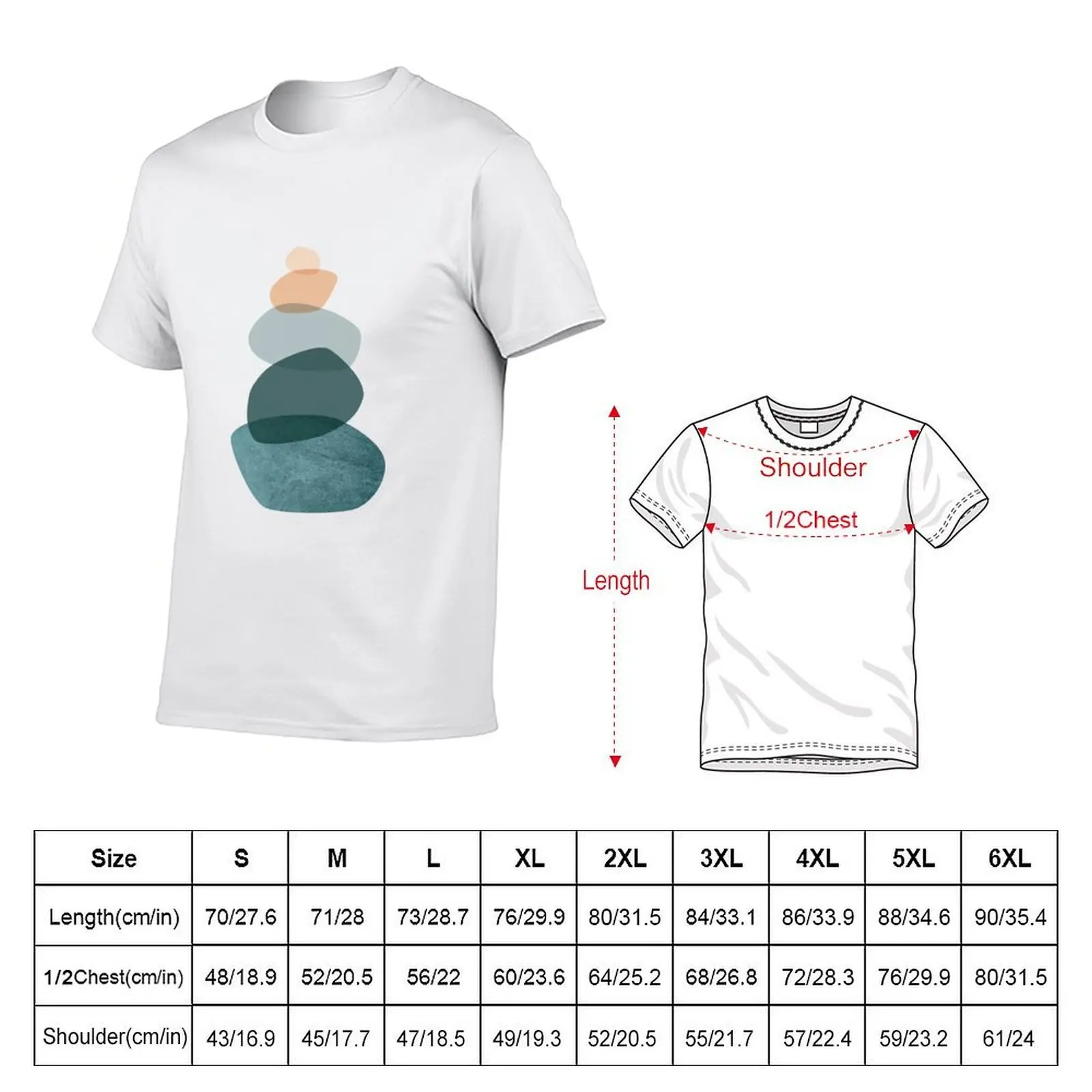 Balancing Stones T-Shirt customs design your own cute clothes plain white t shirts men
