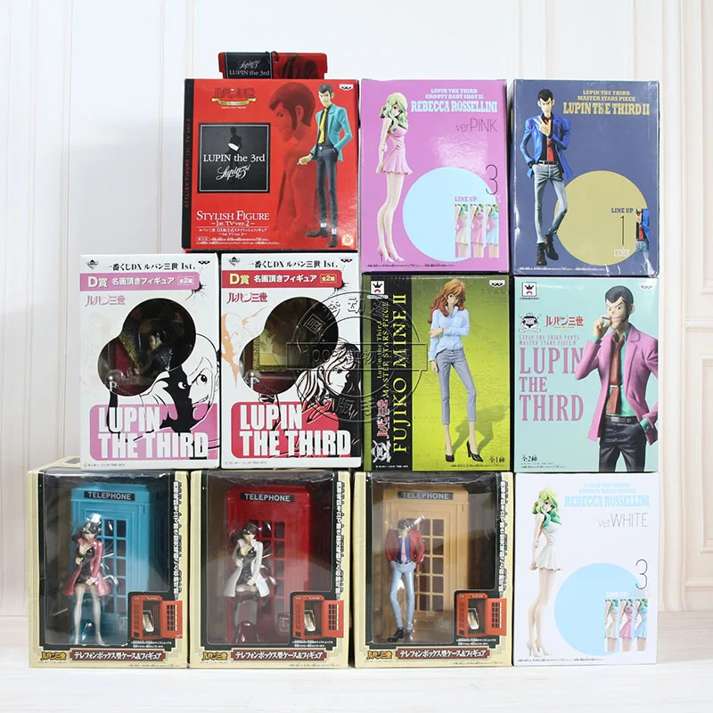 Lupin The Third Rupan Sansei Action Figure Fujiko Mine Daisuke Jigen Goemon Ishikawa Zenigata Koichi Model Ornament Toys