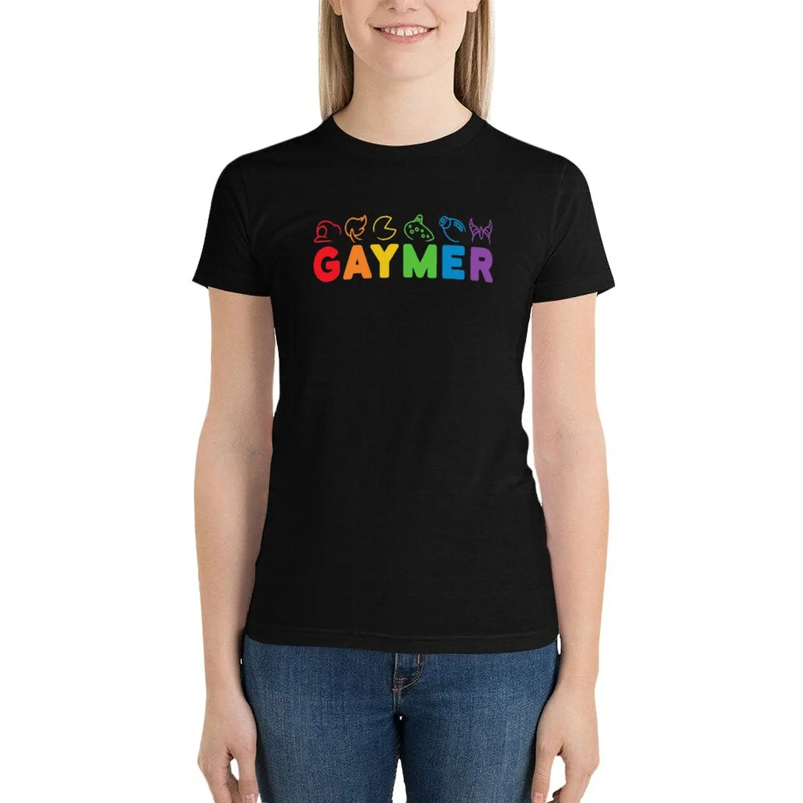 

Gaymer T-Shirt oversized summer top workout t shirts for Women