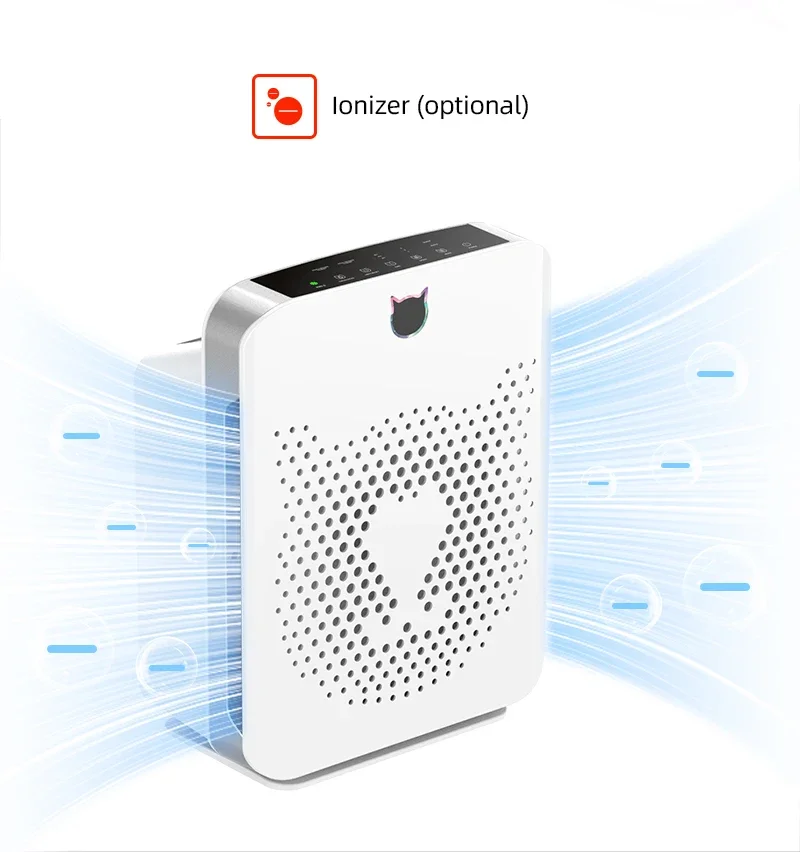 Air Purifier Household Room Air Cleaner Infrared Dust Sensor H12 Hepa Filter For Smoke Air Purifier