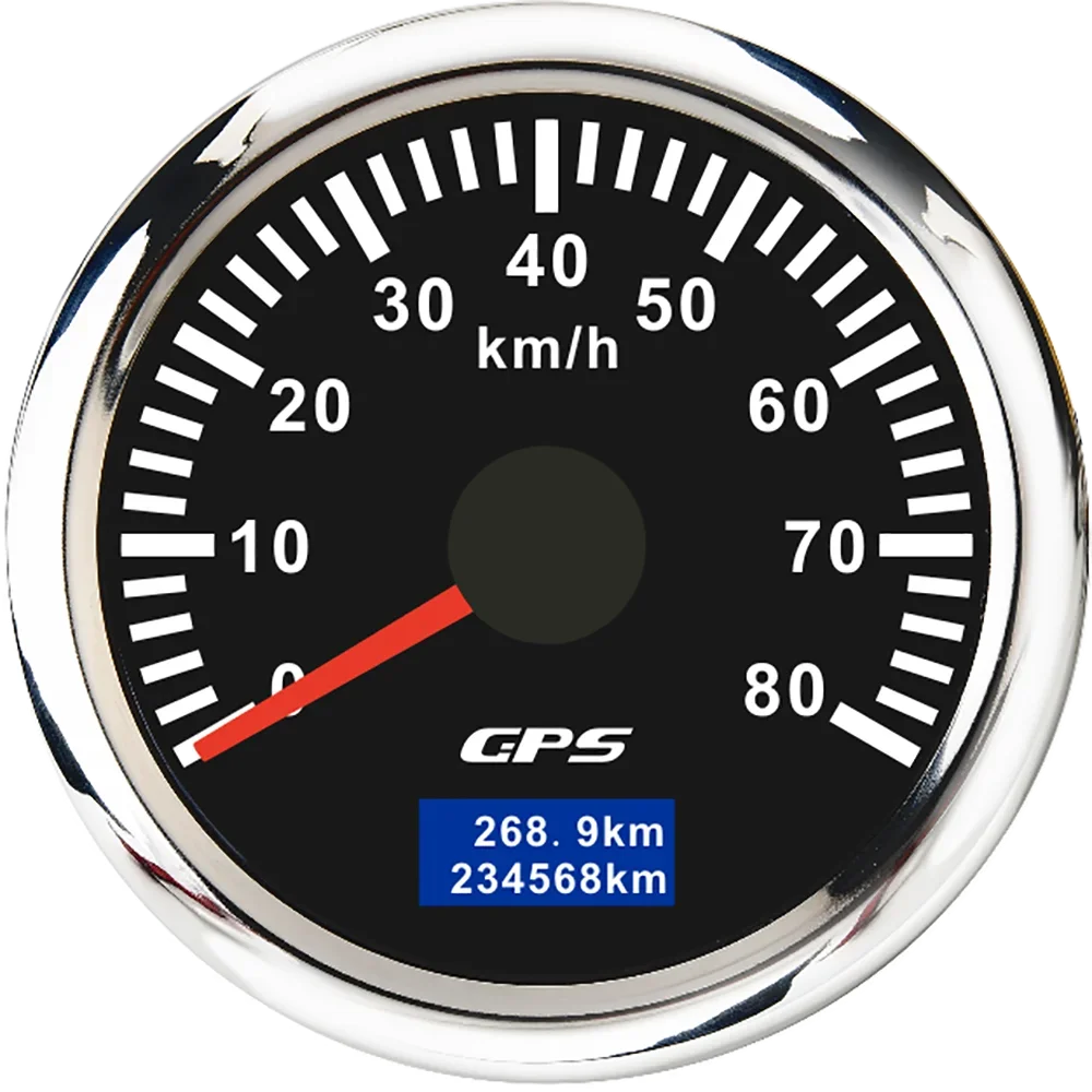 30/60/80/120/200 Km/h GPS Snelheidsmeter 52 MM Auto Vrachtwagen Snelheidsmeter meter Met GPS Antenne Met 7 Kleur Backlight 9-32 V