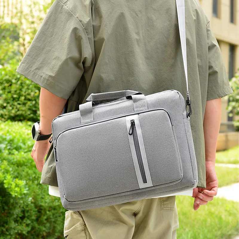 3-in-1 Waterproof Laptop Briefcase - 15.6 Inch Shockproof Computer Bag for Men Women  Tote & Messenger