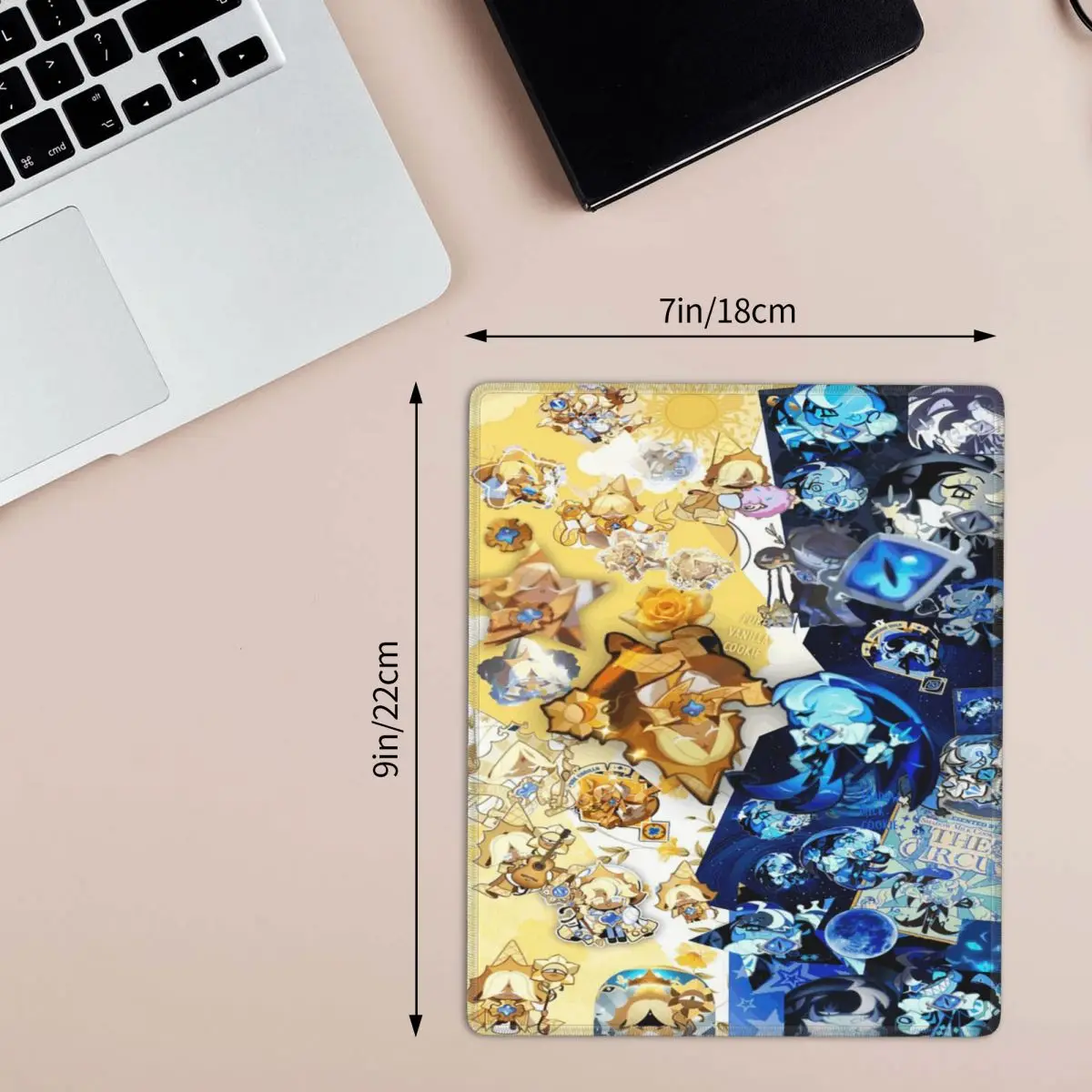 Shadow Milk Cookie Run Kingdom Cute Cartoon Anime Mouse Pad Computer Keyboard Mouse Mat Gaming PC Laptop Desk Mat Accessories