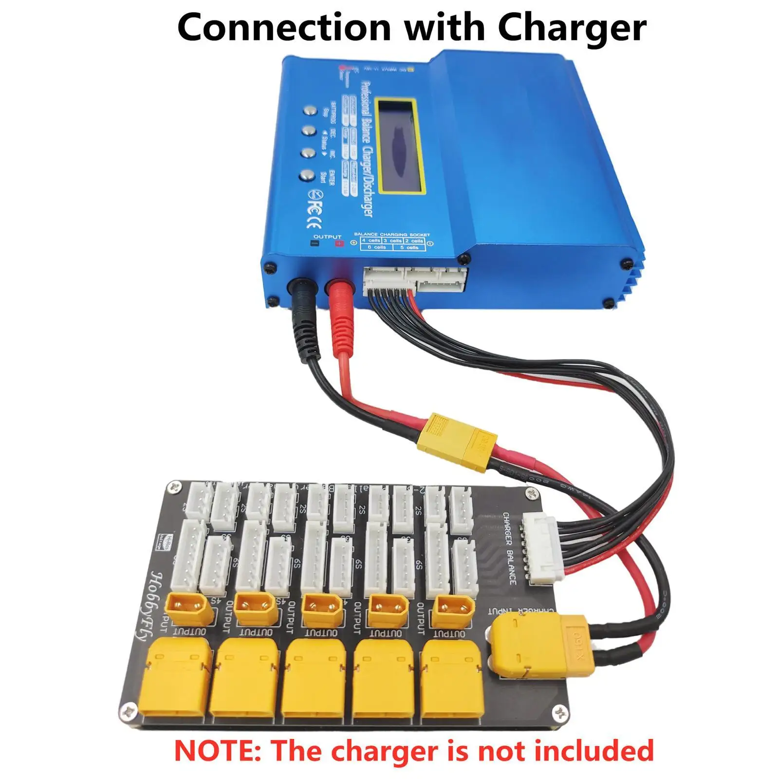 RC Aircraft Lipo Parallel Charging Board for Battery Charger Balancer for Drone Helicopter Quadcopter Lithium Batteries